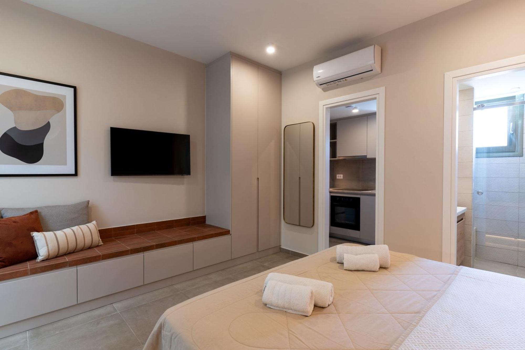 Lodge Modern Apartments, In Kalamaki Centre Luaran gambar